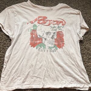 Rock 'n' Roll Graphic Tee - White